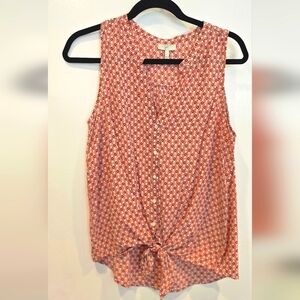 Joie silk sleeveless blouse Large